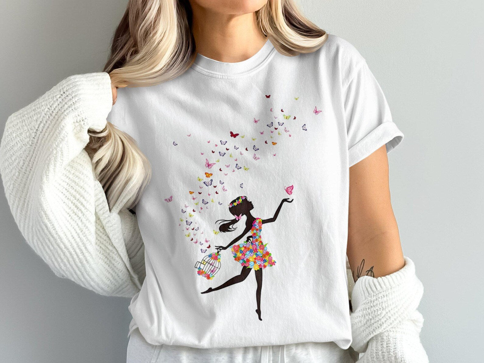 Tricou Oversized BUMBAC 100% Bloom 13